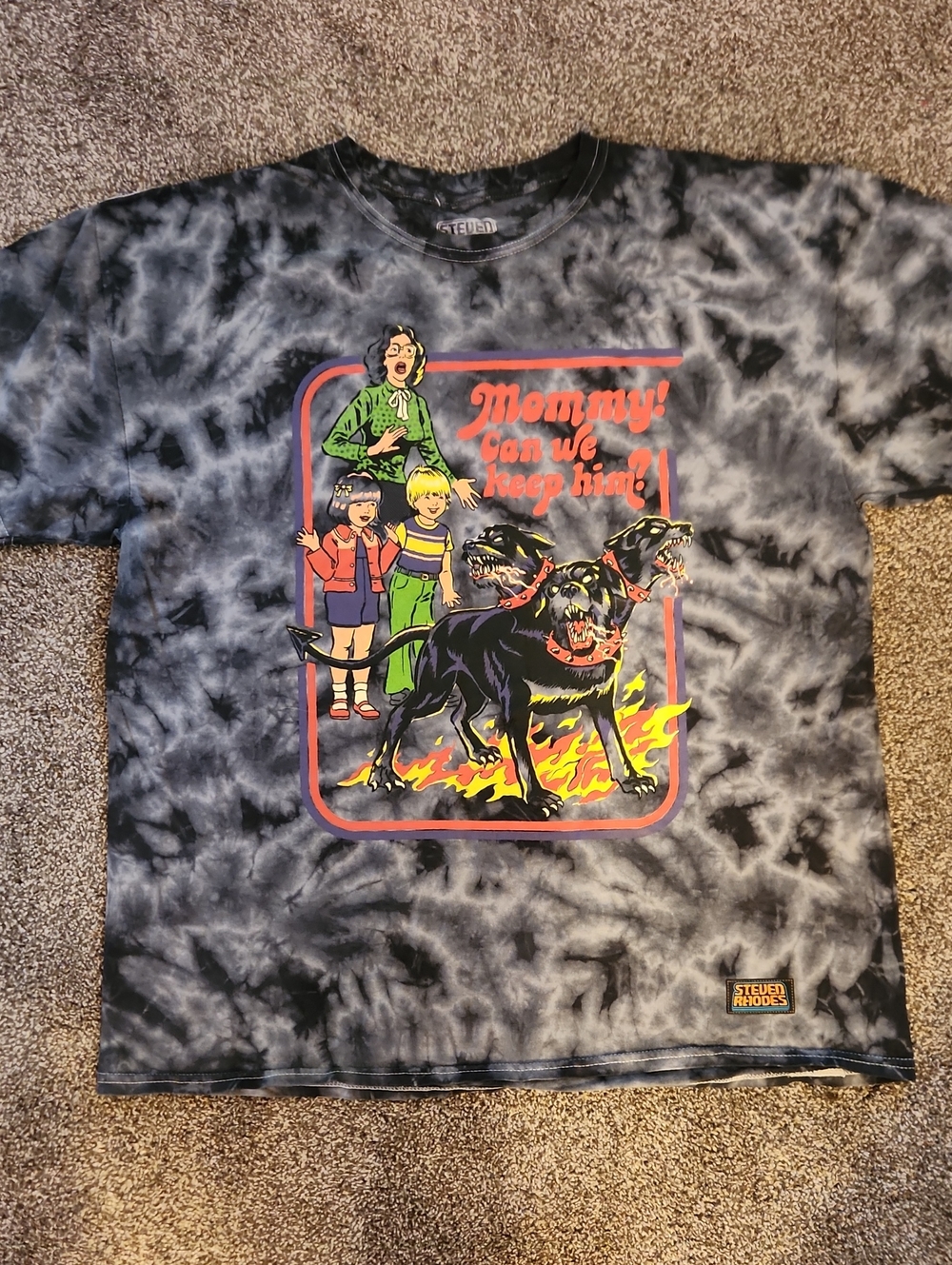 Steven Rhodes - Cerberus Tie-Dye Tee - Size Large